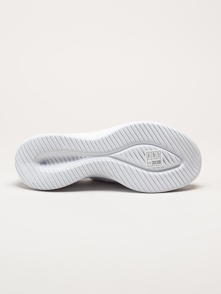 Skechers - Ultra Flex 3.0 Cozy Streak - Vita slip-ins sneakers i textil