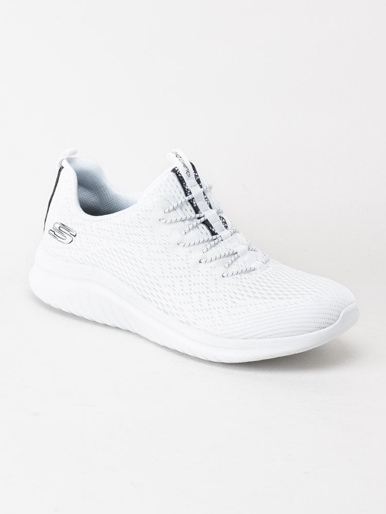 Skechers - Ultra Flex 2.0 - Vita sportiga textilsneakers