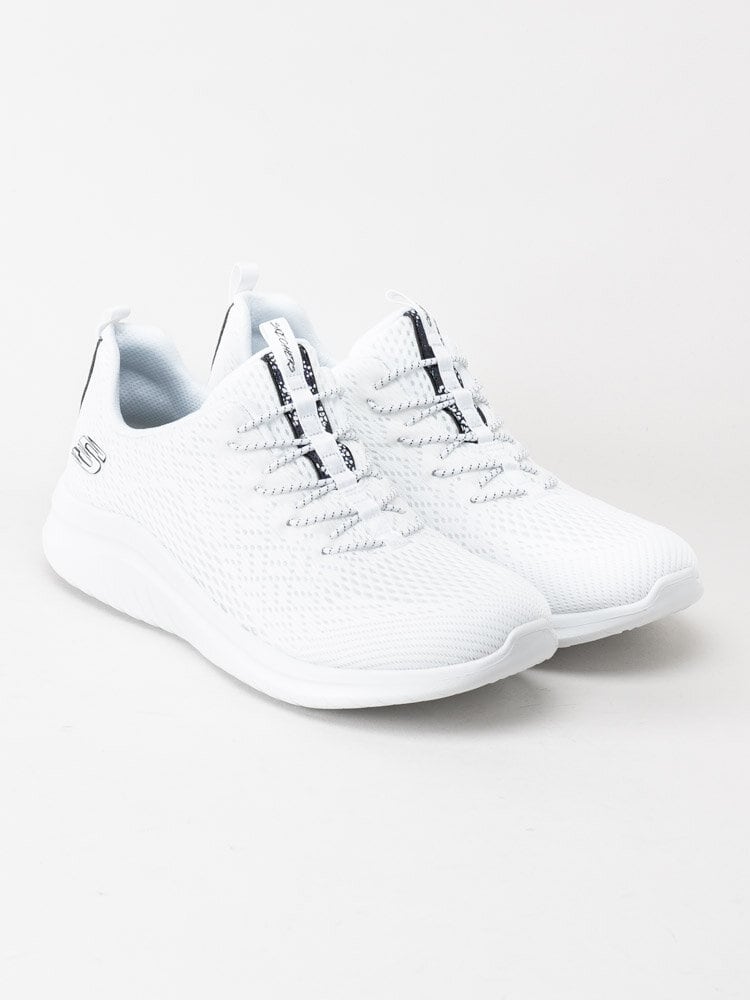 Skechers - Ultra Flex 2.0 - Vita sportiga textilsneakers