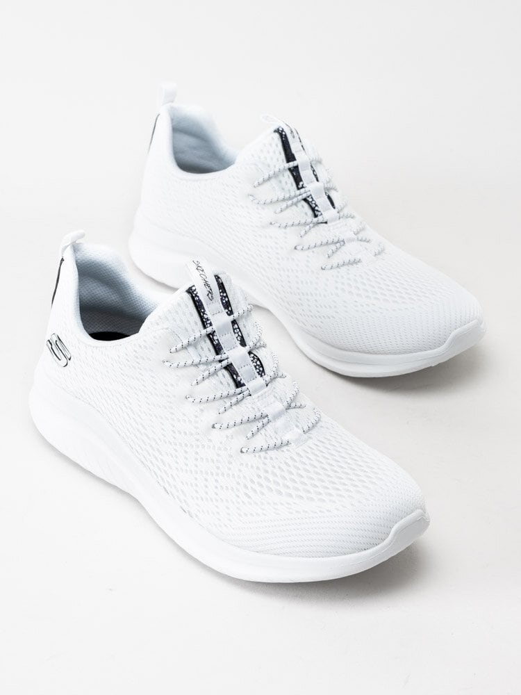 Skechers - Ultra Flex 2.0 - Vita sportiga textilsneakers