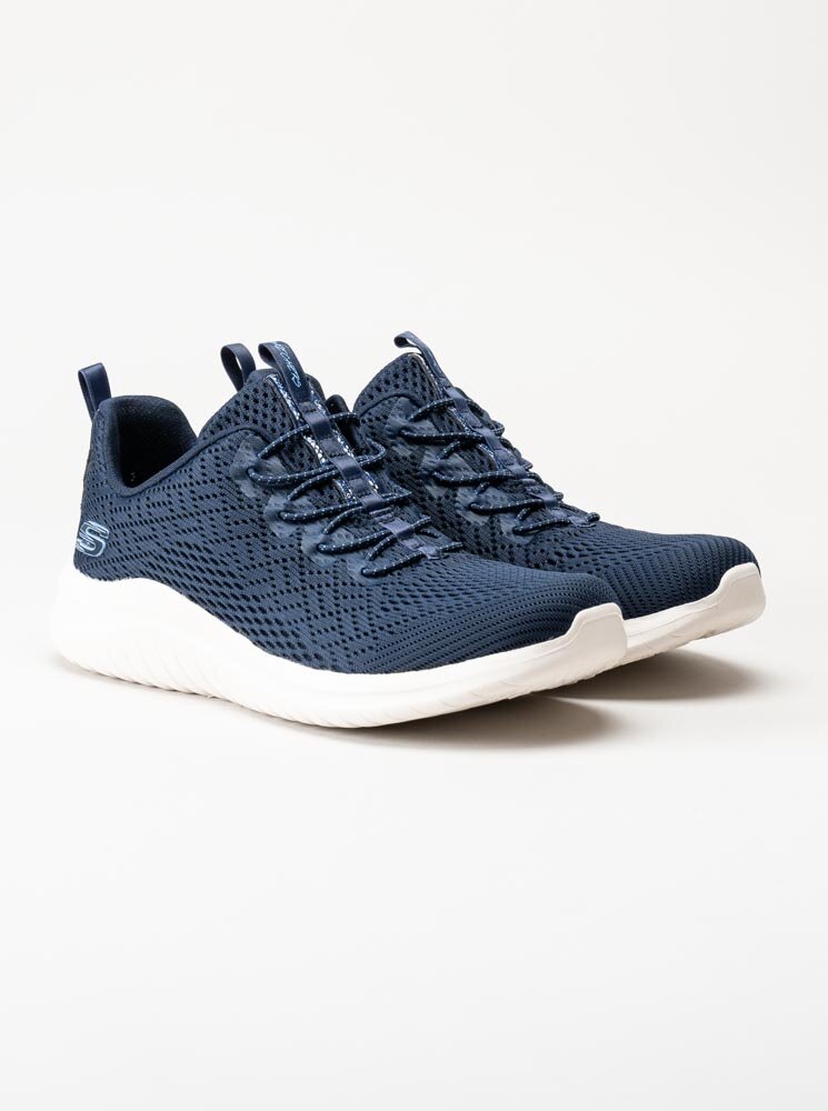 Skechers - Ultra Flex 2.0 - Blå sneakers i textil