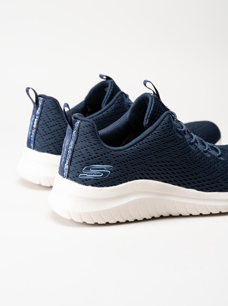 Skechers - Ultra Flex 2.0 - Blå sneakers i textil