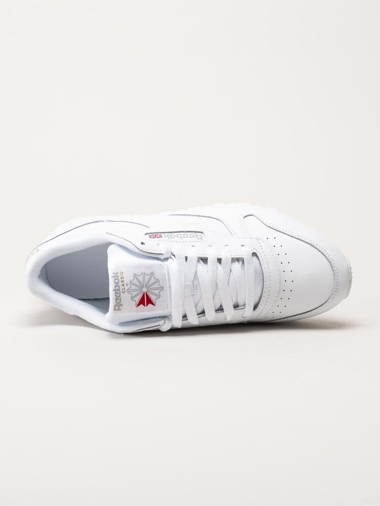 Reebok - Classic Leather - Vita retrosneakers i skinn