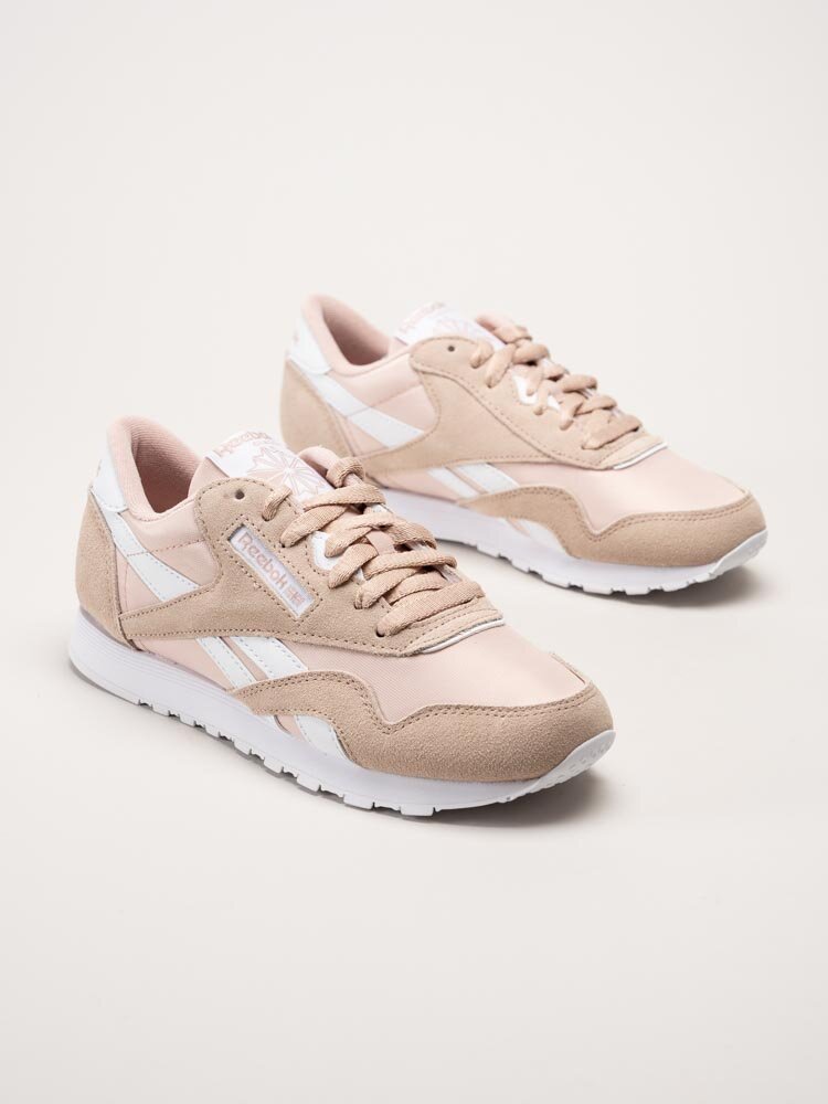 Reebok - Classic Nylon - Ljusrosa retrosneakers