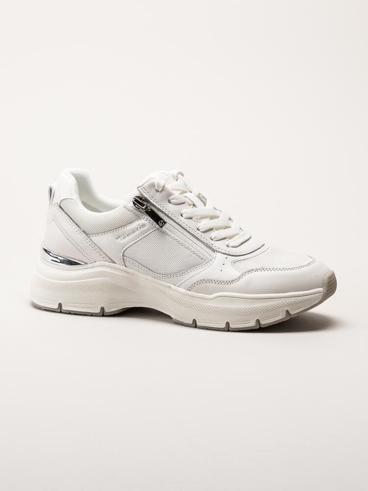 Tamaris - Vita chunky sneakers i skinn