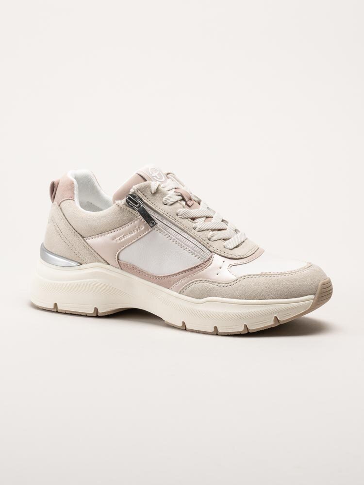 Tamaris - Rosa beige chunky sneakers