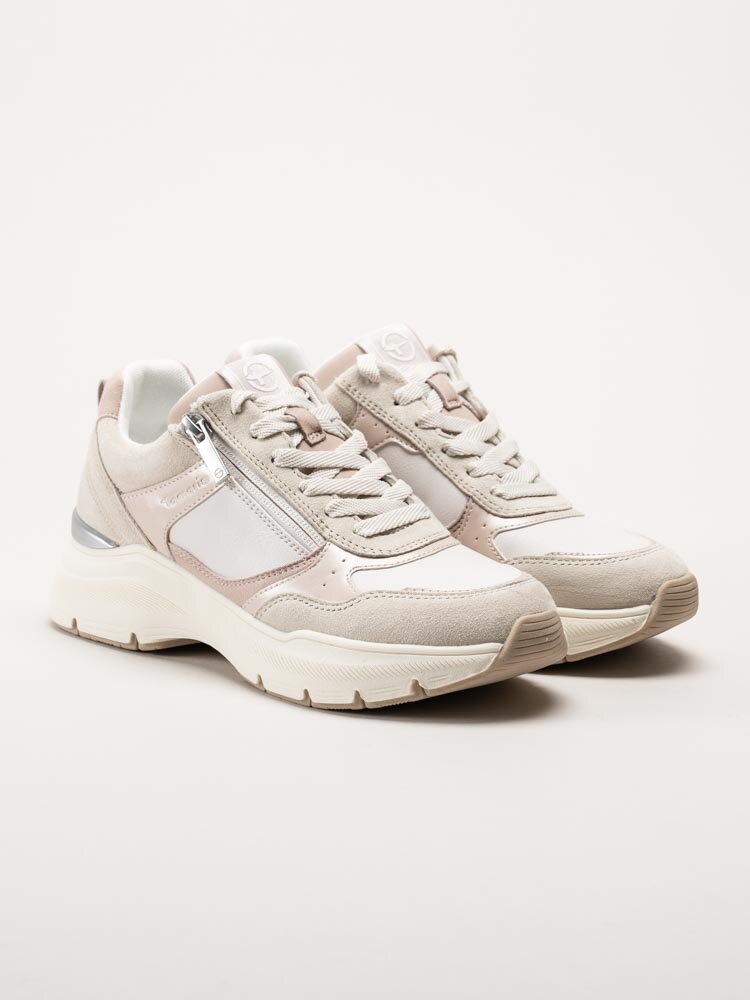 Tamaris - Rosa beige chunky sneakers