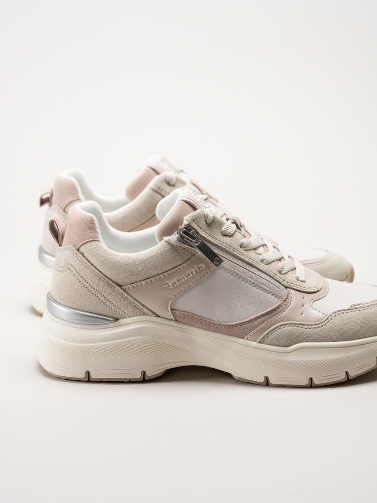 Tamaris - Rosa beige chunky sneakers