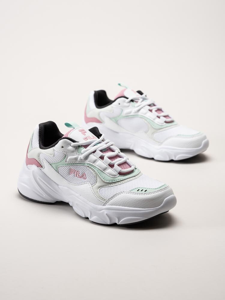 FILA - Collene CB Wmn - Vita multifärgade chunky sneakers