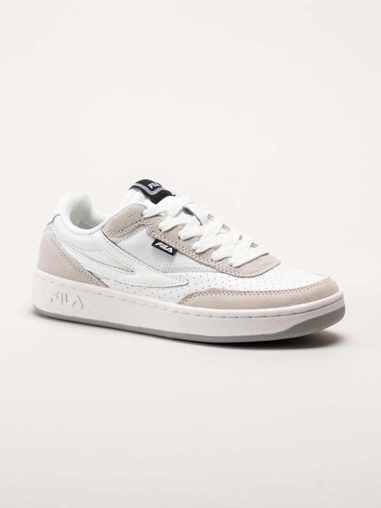 FILA - Sevaro S Wmn - Vit grå sneakers i skinn och mocka