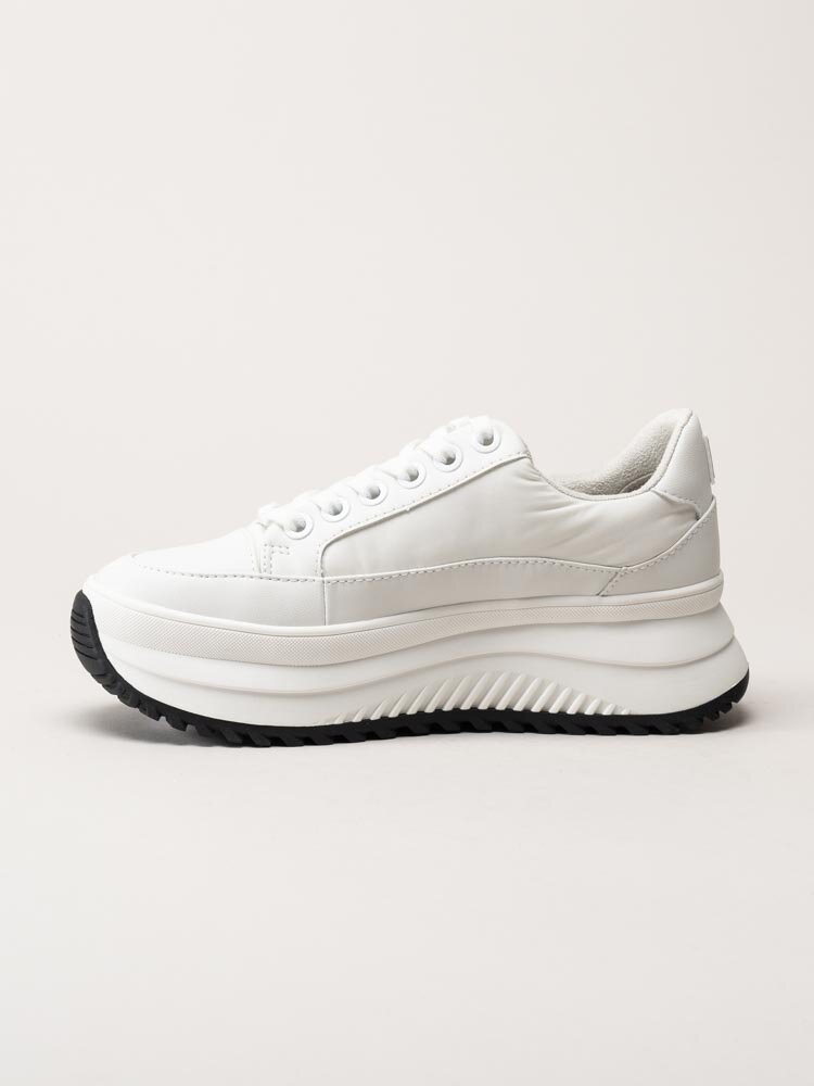 S.Oliver - Vita platåsneakers i nylon