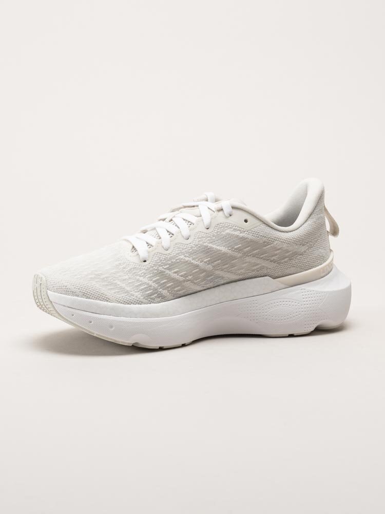 Under Armour - W Infinite Pro Cool Down - Off white löparskor i textil