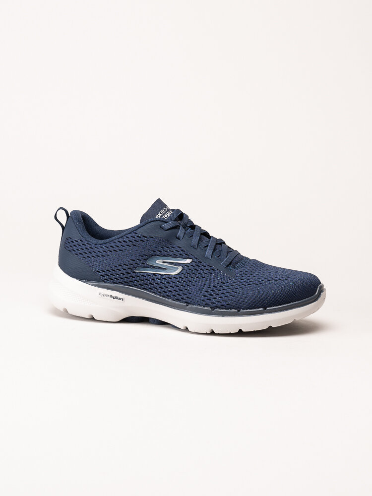 Skechers - Go Walk 6 - Bold Vision - Mörkblå sportskor i textil