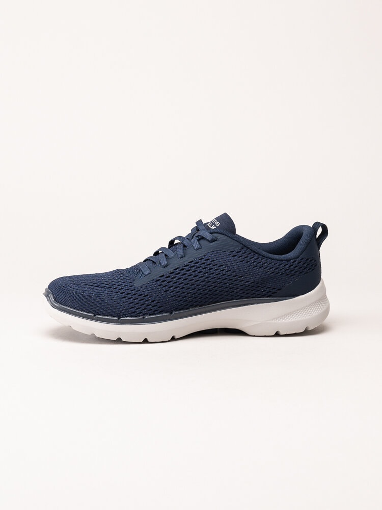 Skechers - Go Walk 6 - Bold Vision - Mörkblå sportskor i textil