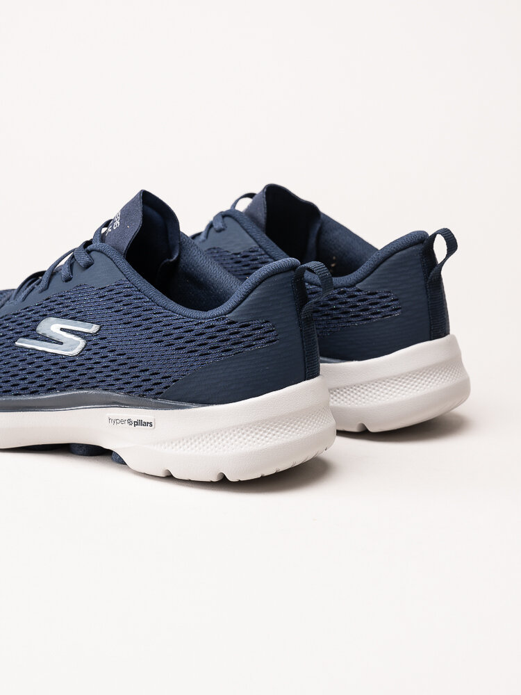 Skechers - Go Walk 6 - Bold Vision - Mörkblå sportskor i textil
