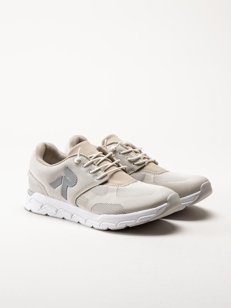 Rieker - Beige sportskor i textil