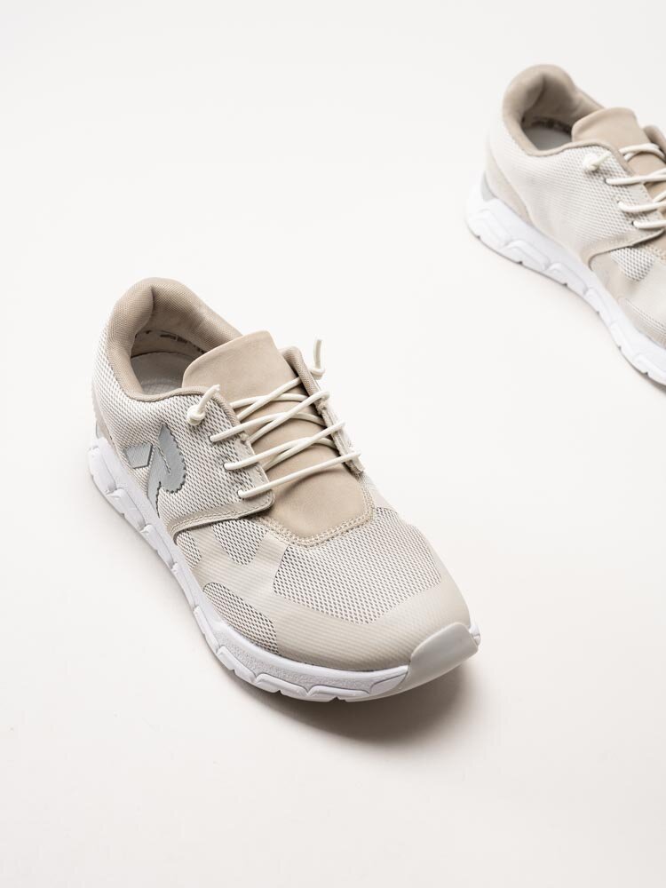 Rieker - Beige sportskor i textil