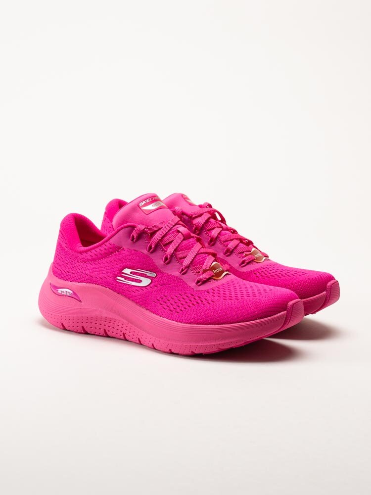 Skechers - Arch Fit 2.0 - Rosa lätta sportskor i mesh
