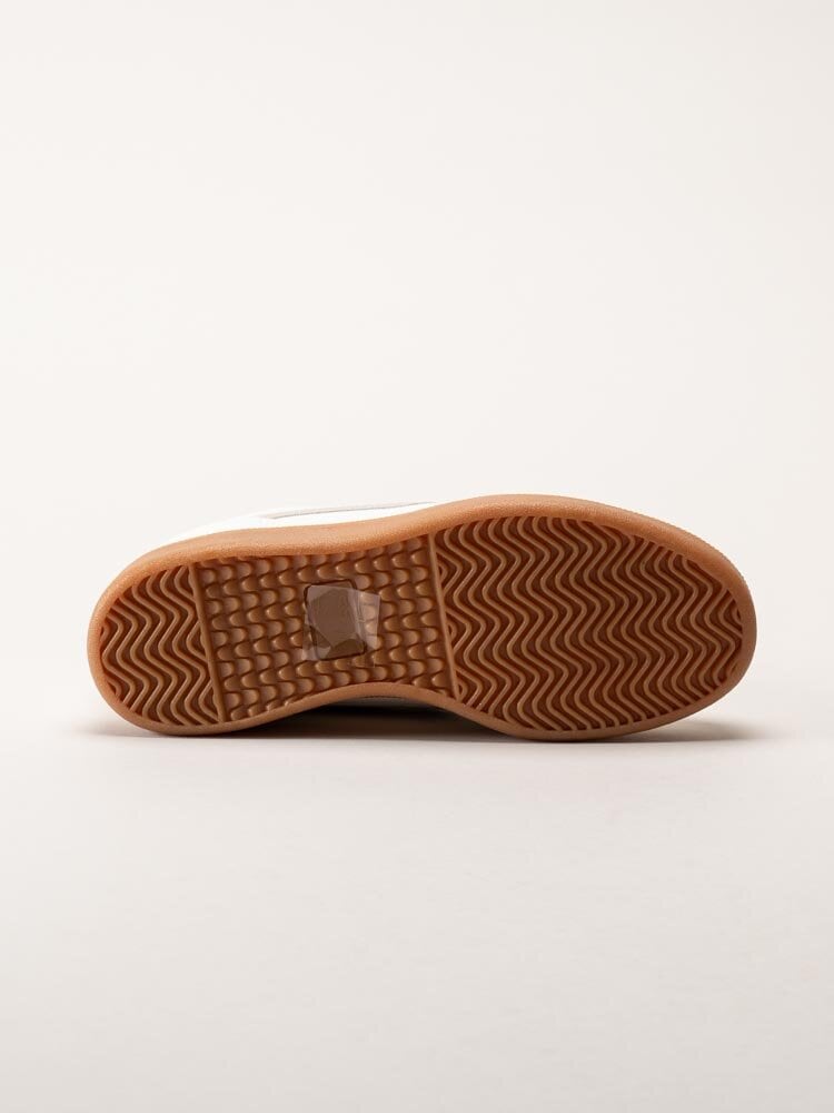 Rugged Gear - Vita retro sneakers i skinnimitation