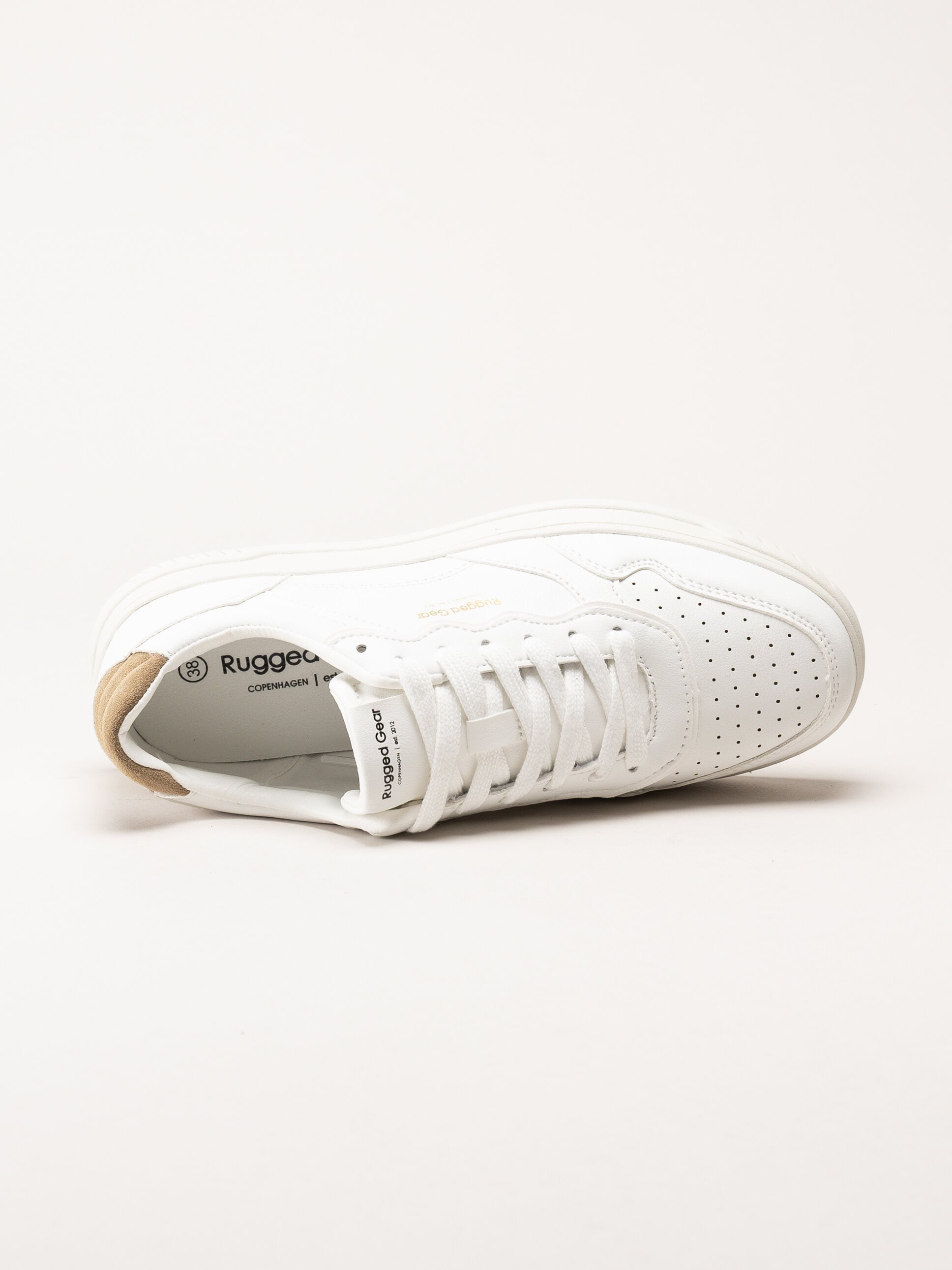 Rugged Gear - Simple White - Vita sneakers