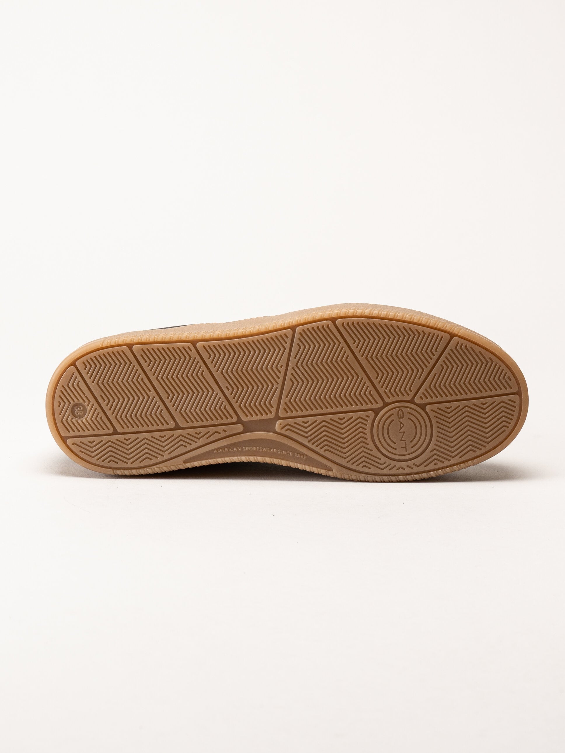Gant Footwear - Cuzmani - Svarta retro platåsneakers i skinn och mocka