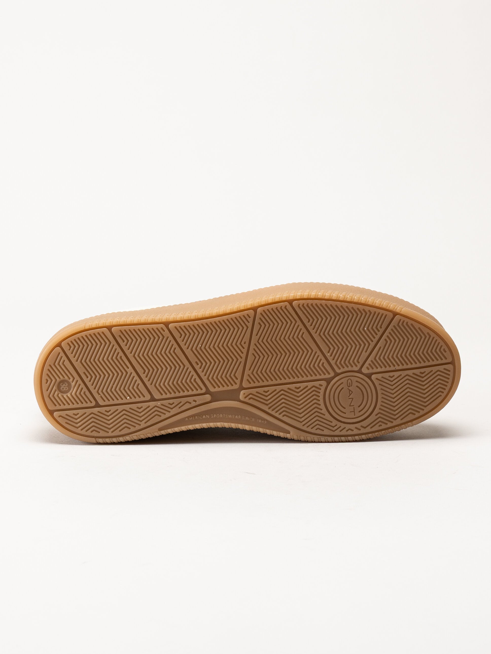 Gant Footwear - Cuzmani - Vita retro platåsneakers i skinn och mocka