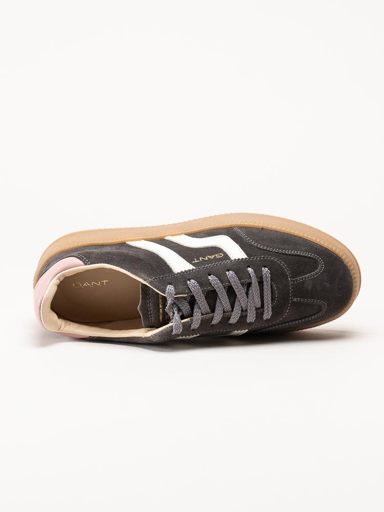 Gant Footwear - Cuzmani - Grå retro platåsneakers i mocka