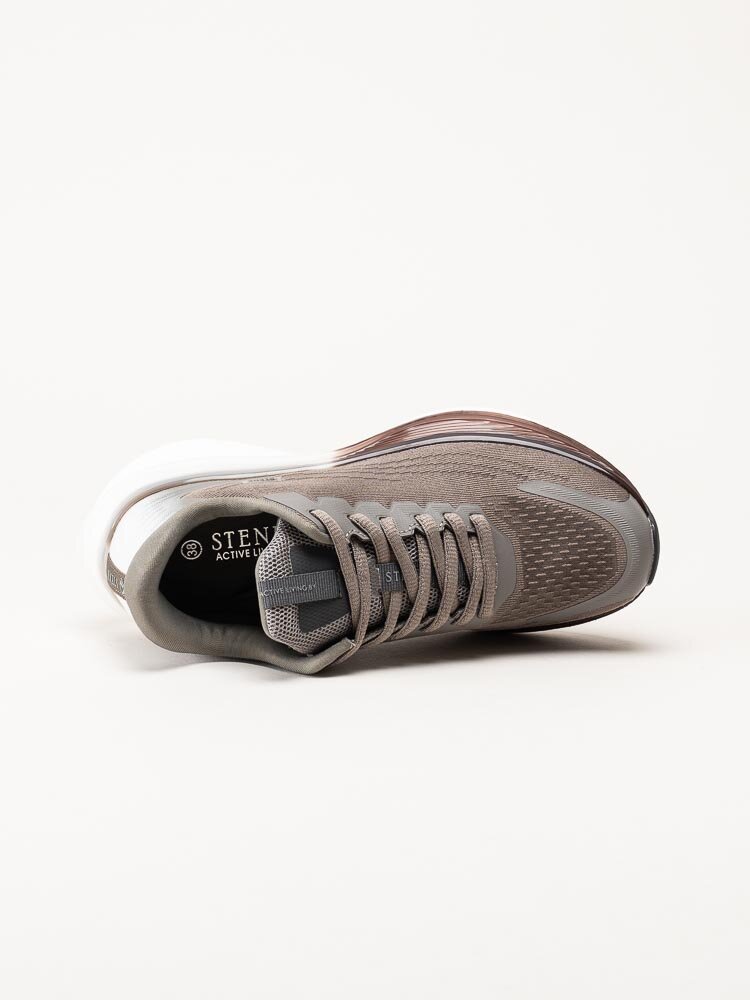 STENK - Alsen - Taupe sportiga sneakers