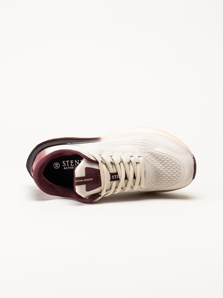 STENK - Alsen - Offwhite sportiga sneakers
