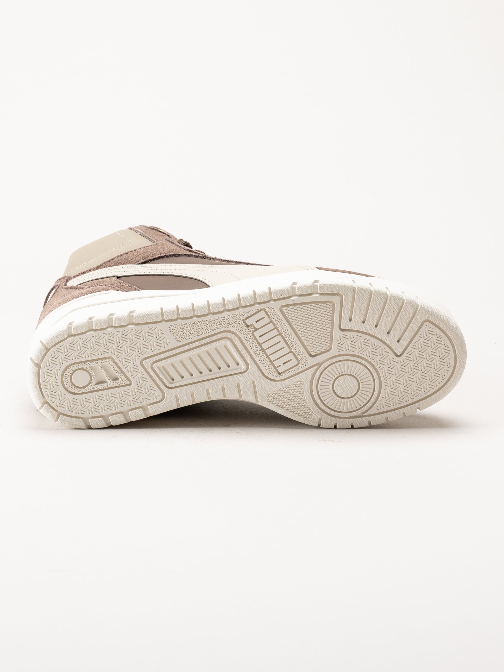 Puma - Shuffle Downtown Mid Wtr - Bruna fodrade sneakers i mocka