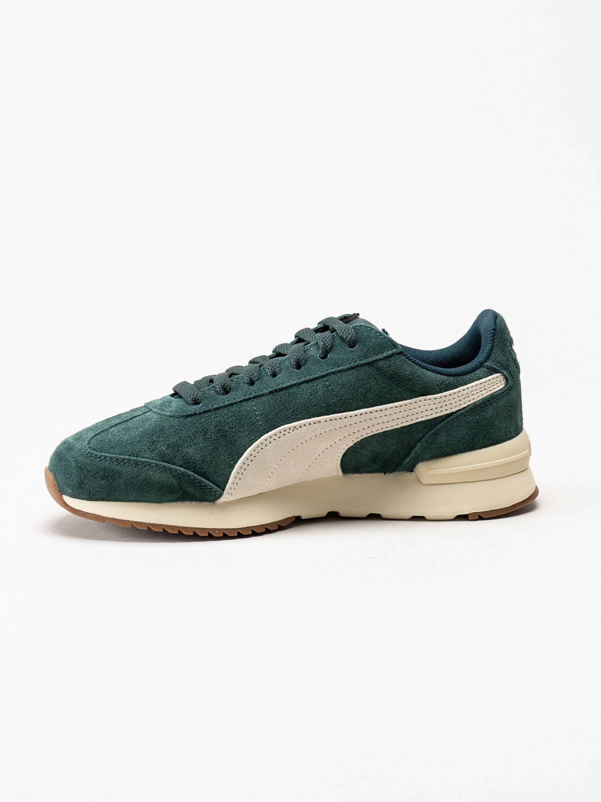 Puma - R78 Wind Sd - Gröna sneakers i mocka