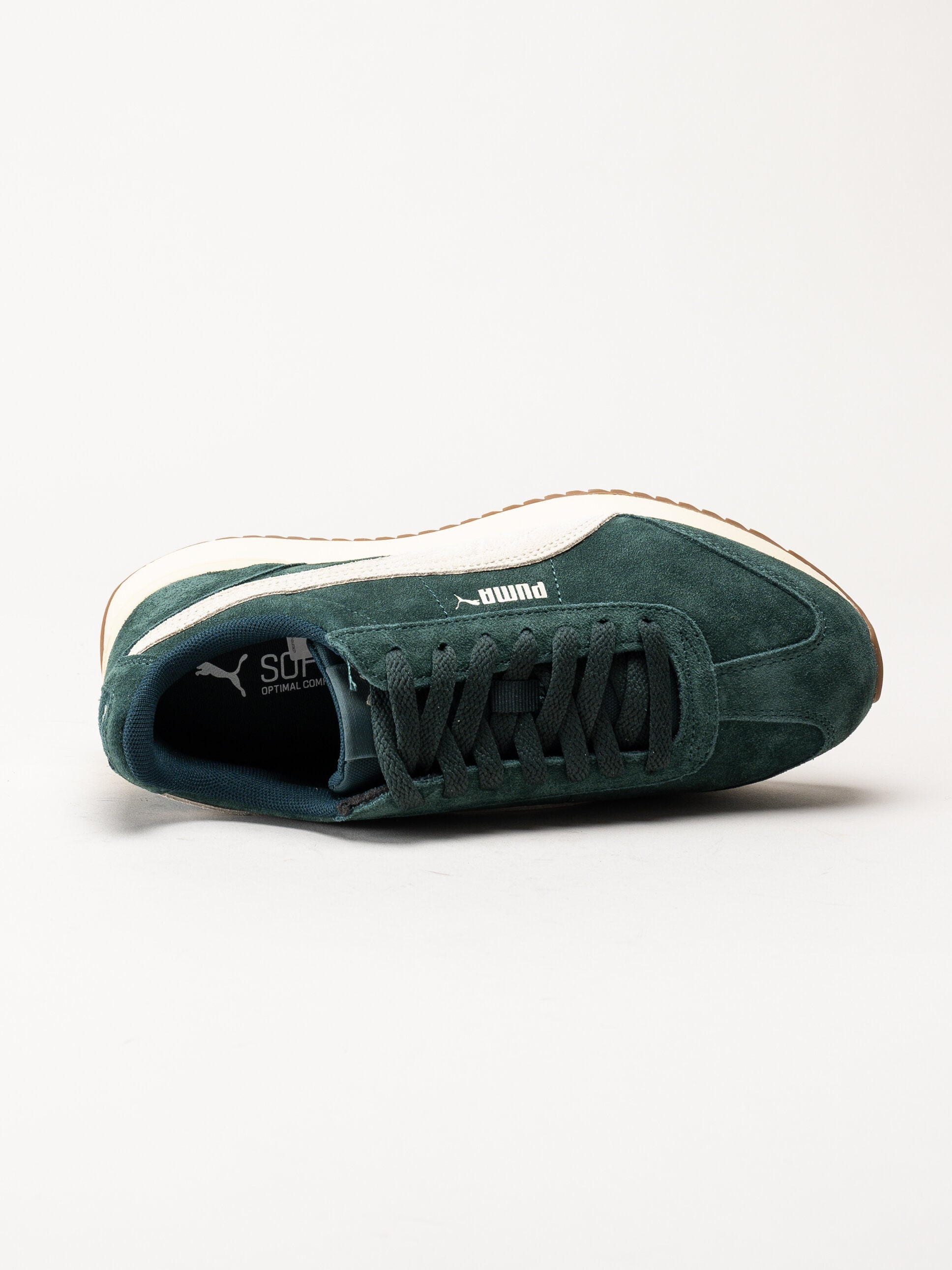 Puma - R78 Wind Sd - Gröna sneakers i mocka
