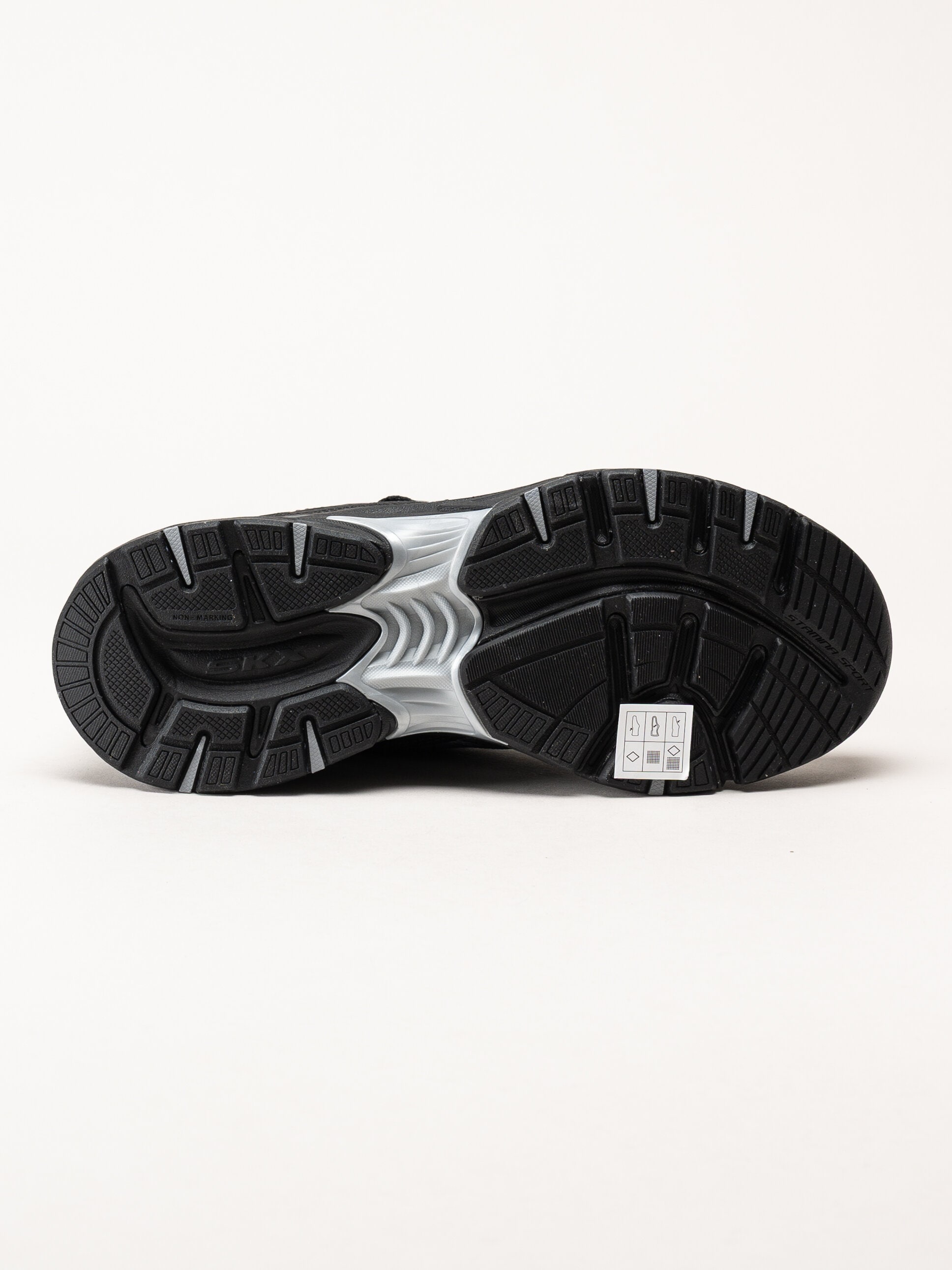 Skechers - Slip-Ins Stamina Sport - Svarta slip-ins sportskor