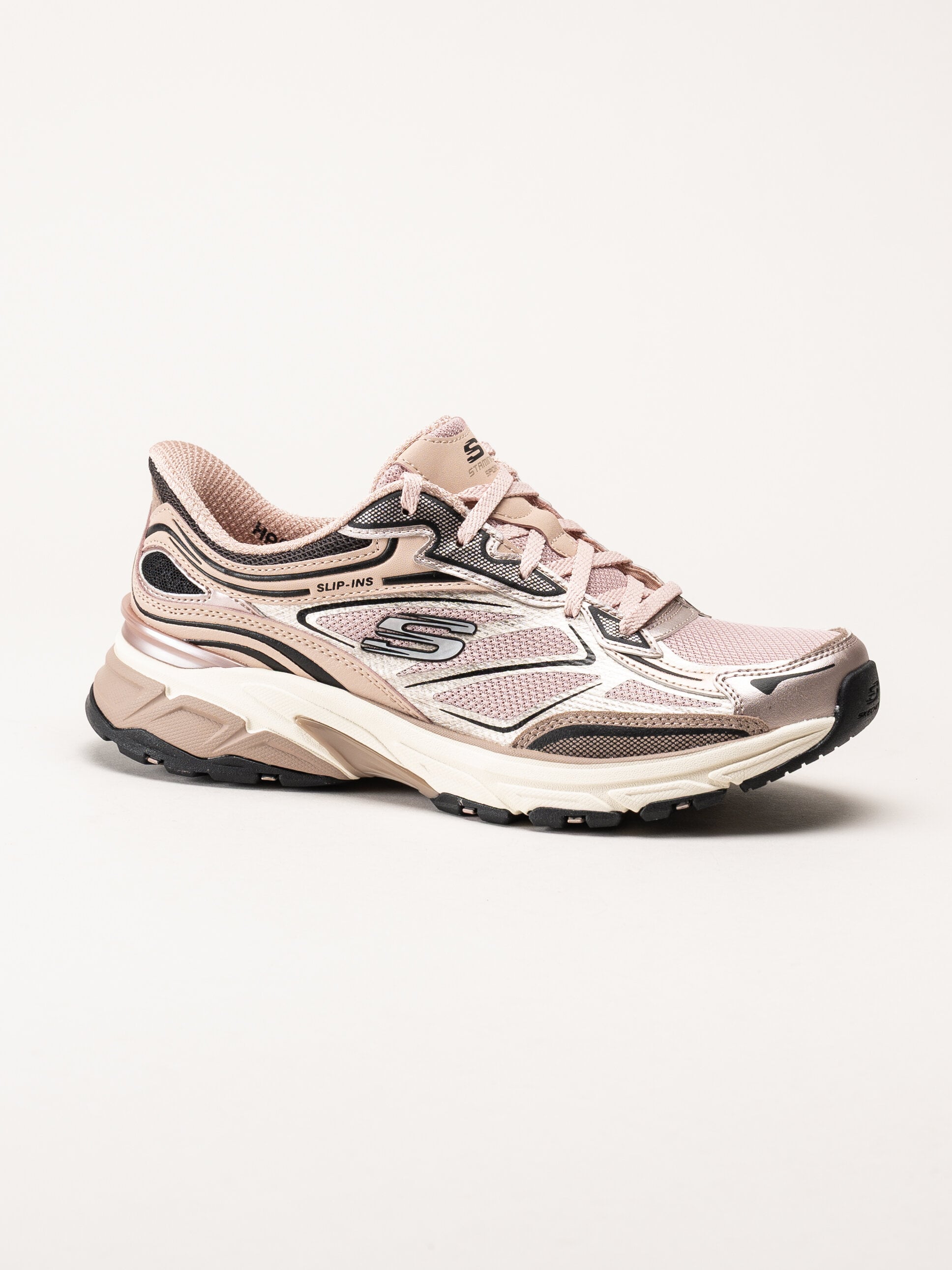 Skechers - Slip-Ins Stamina Sport - Rosa slip-ins sportskor