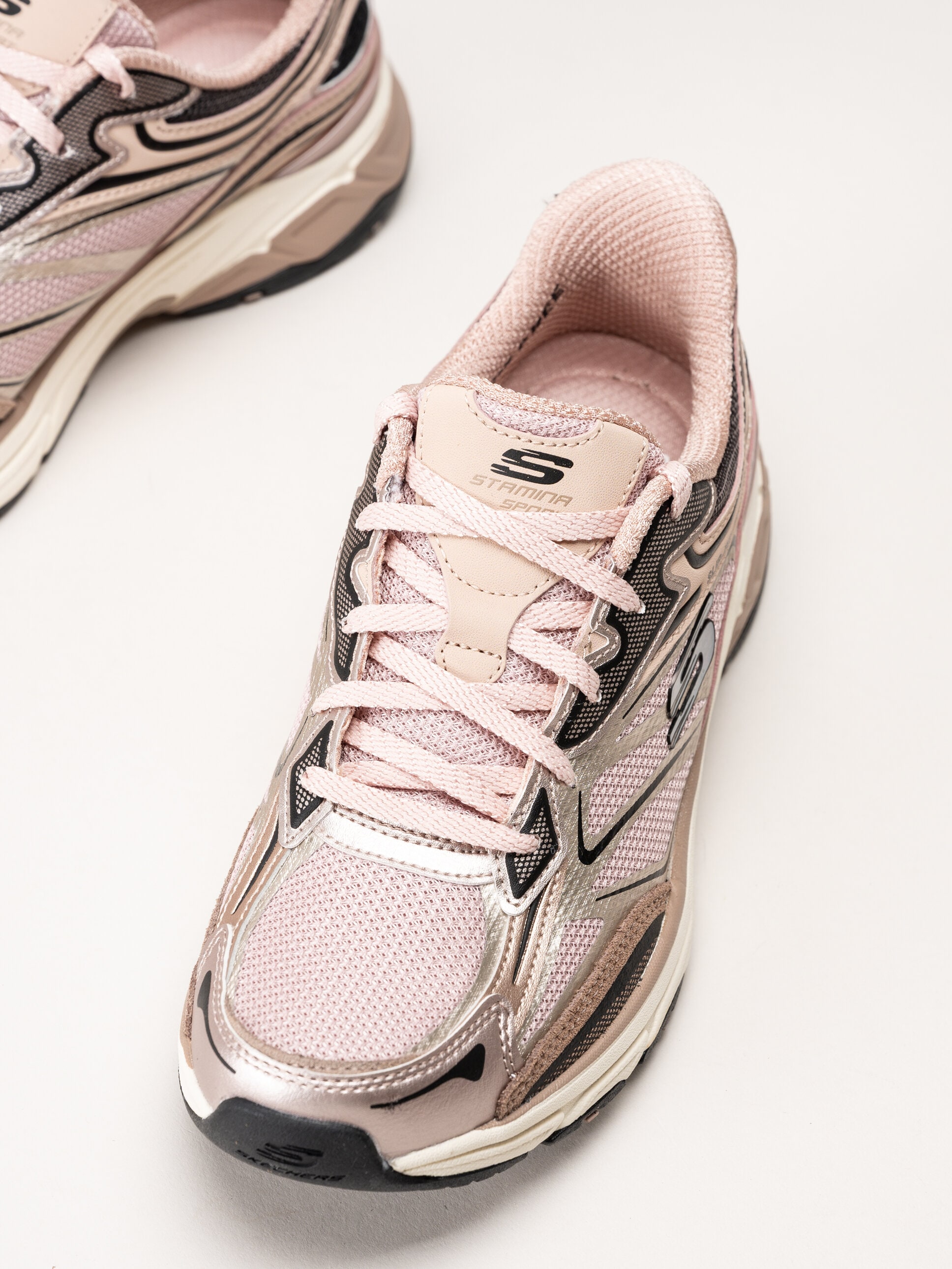 Skechers - Slip-Ins Stamina Sport - Rosa slip-ins sportskor