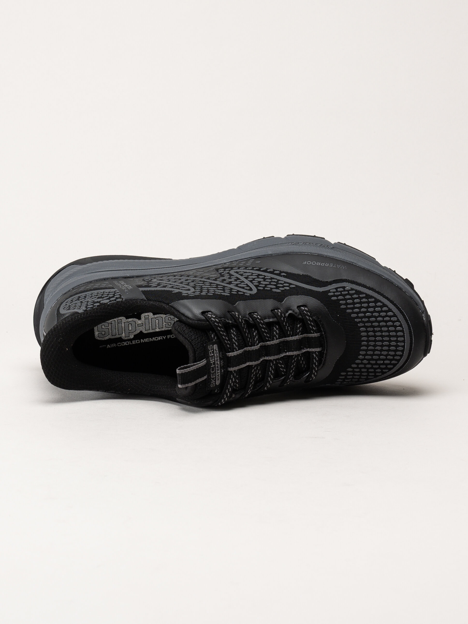 Skechers - Slip-Ins Switch Back - Mist - Svarta slip-ins sportskor