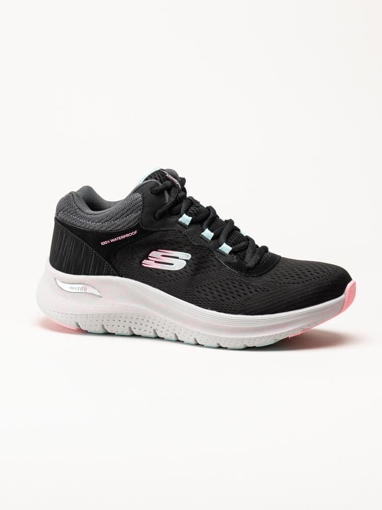 Skechers - Arch Fit 2.0 - Svarta vattentäta sportskor