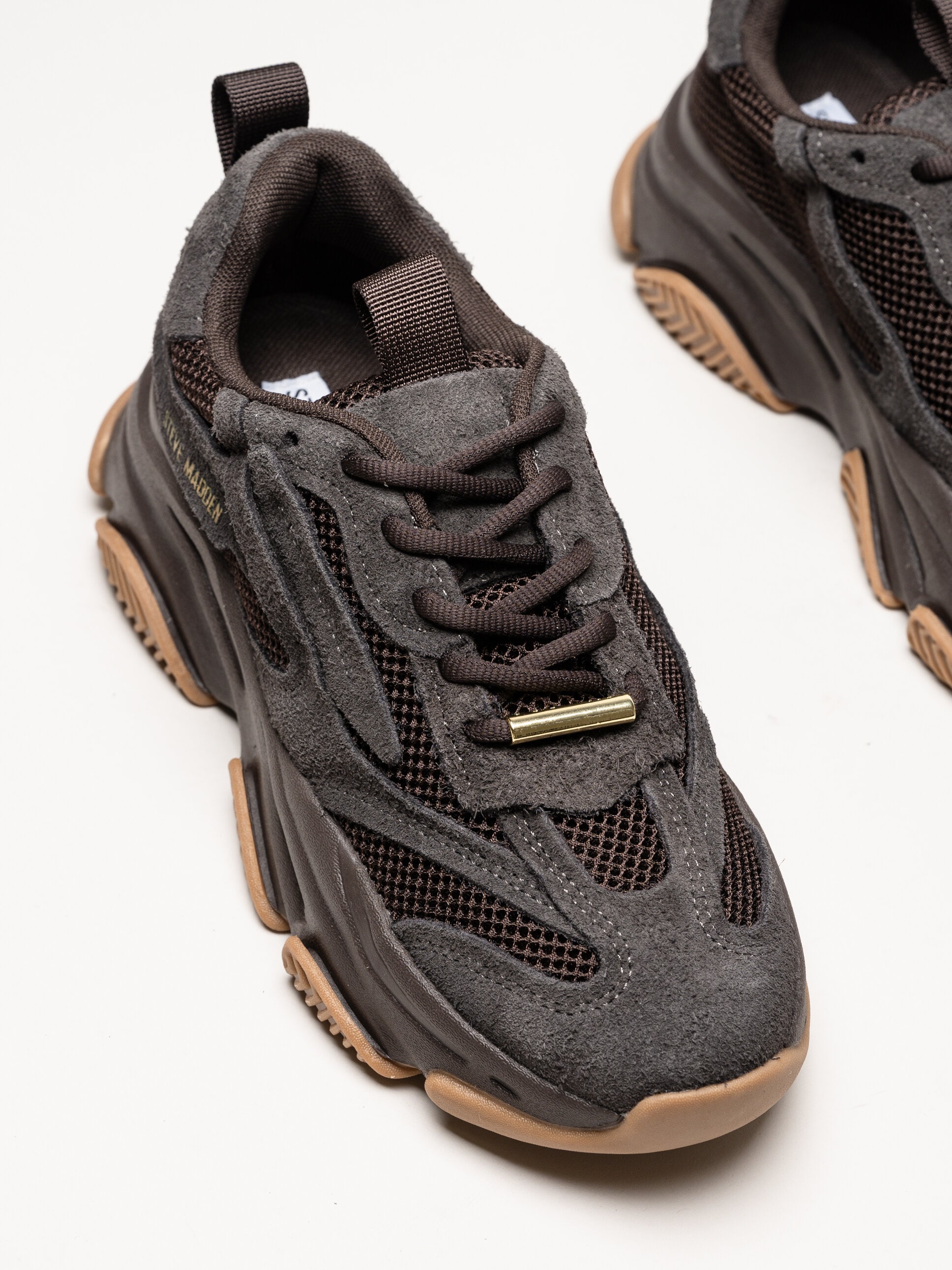 Steve Madden - Possession-E - Mörkbruna chunky sneakers