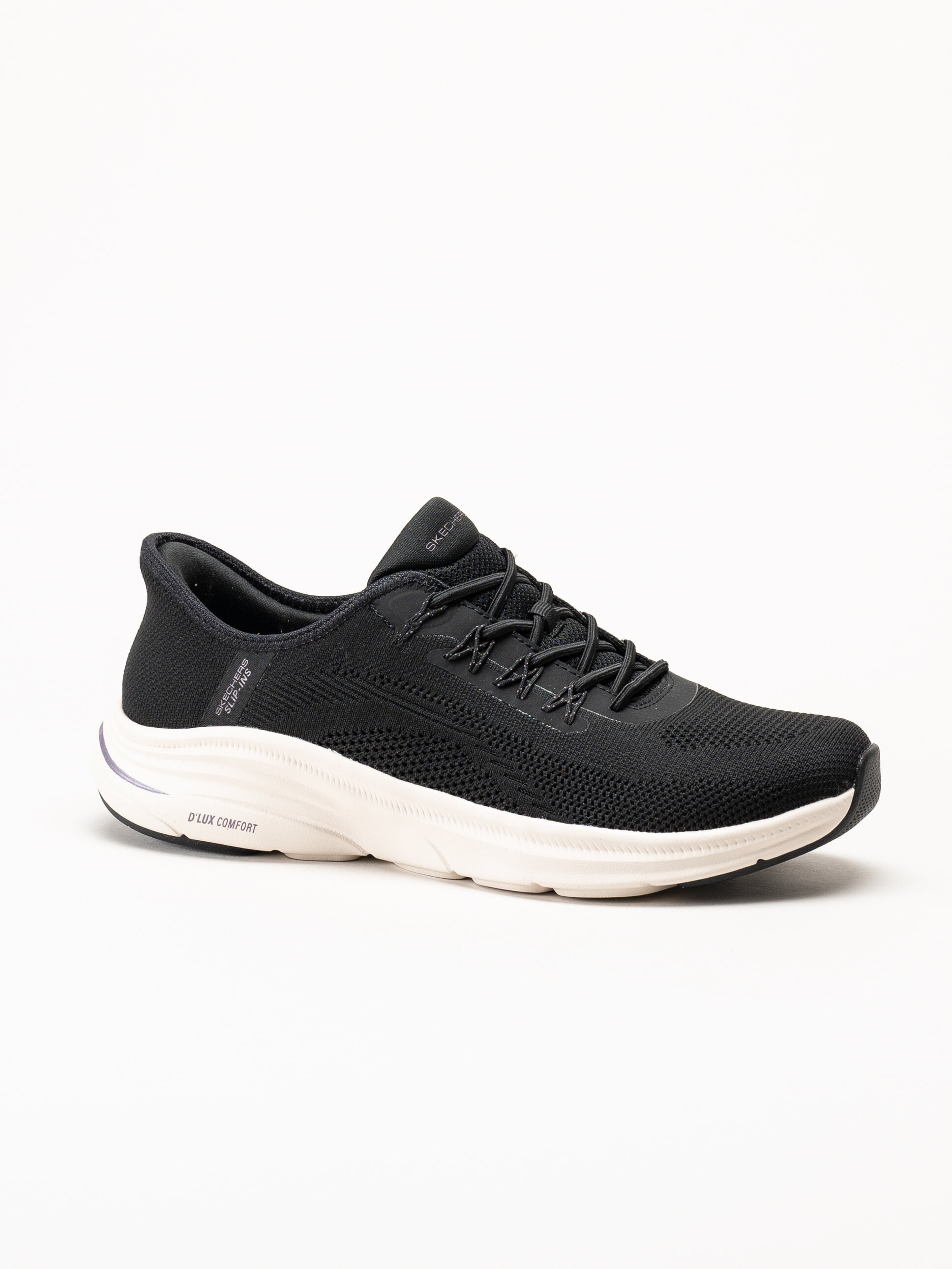 Skechers - DLux Comfort 2.0 - Supernova - Svarta slip ins sneakers