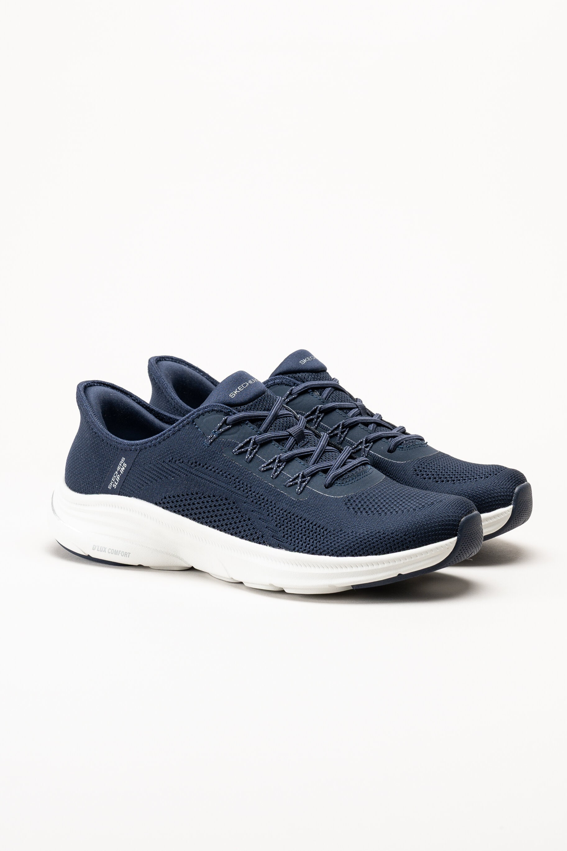 Skechers - DLux Comfort 2.0 - Supernova - Marinblå slip ins sneakers