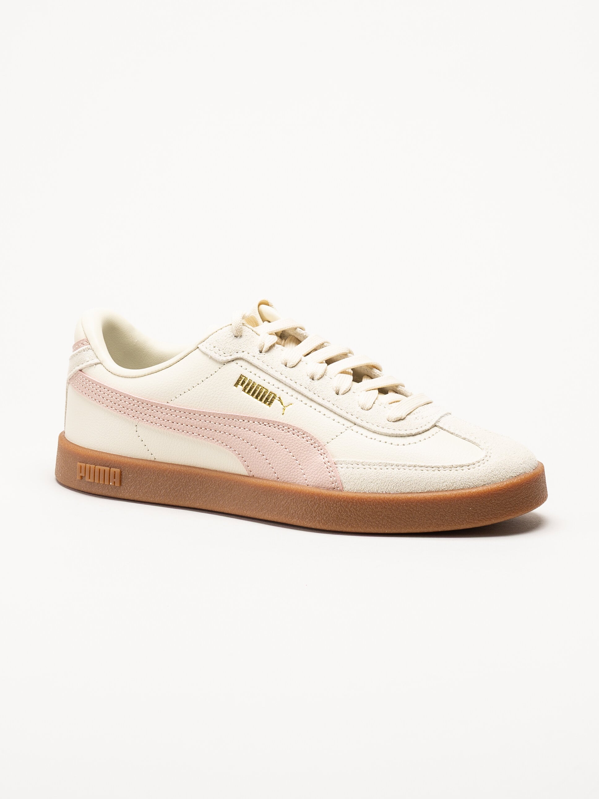 Puma - Club II Era - Beiga sneakers i skinn