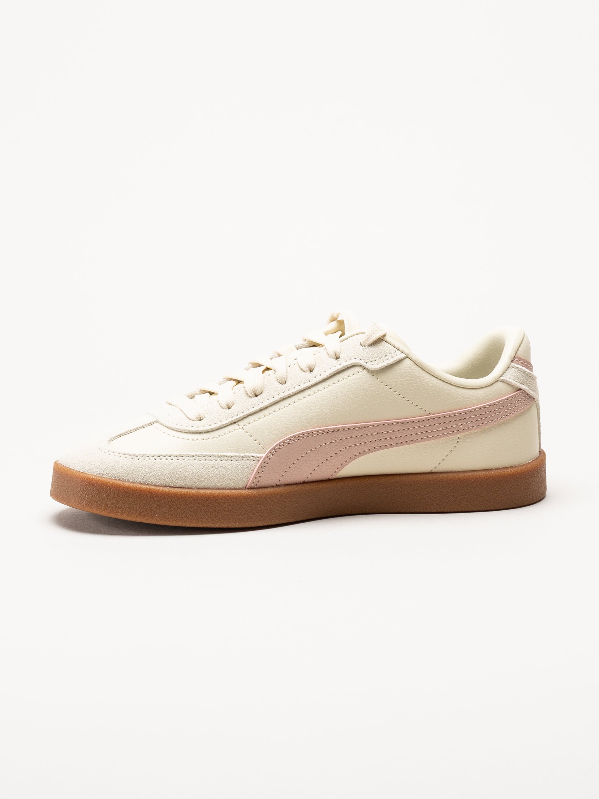 Puma - Club II Era - Beiga sneakers i skinn