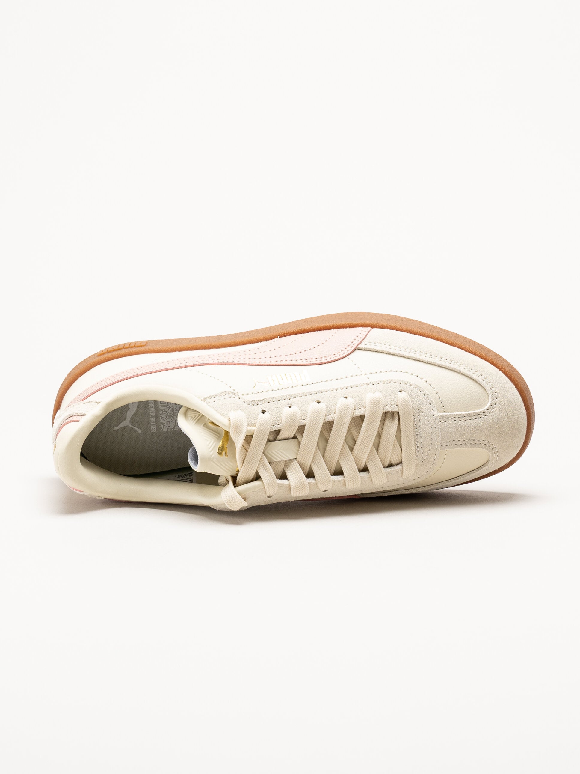 Puma - Club II Era - Beiga sneakers i skinn
