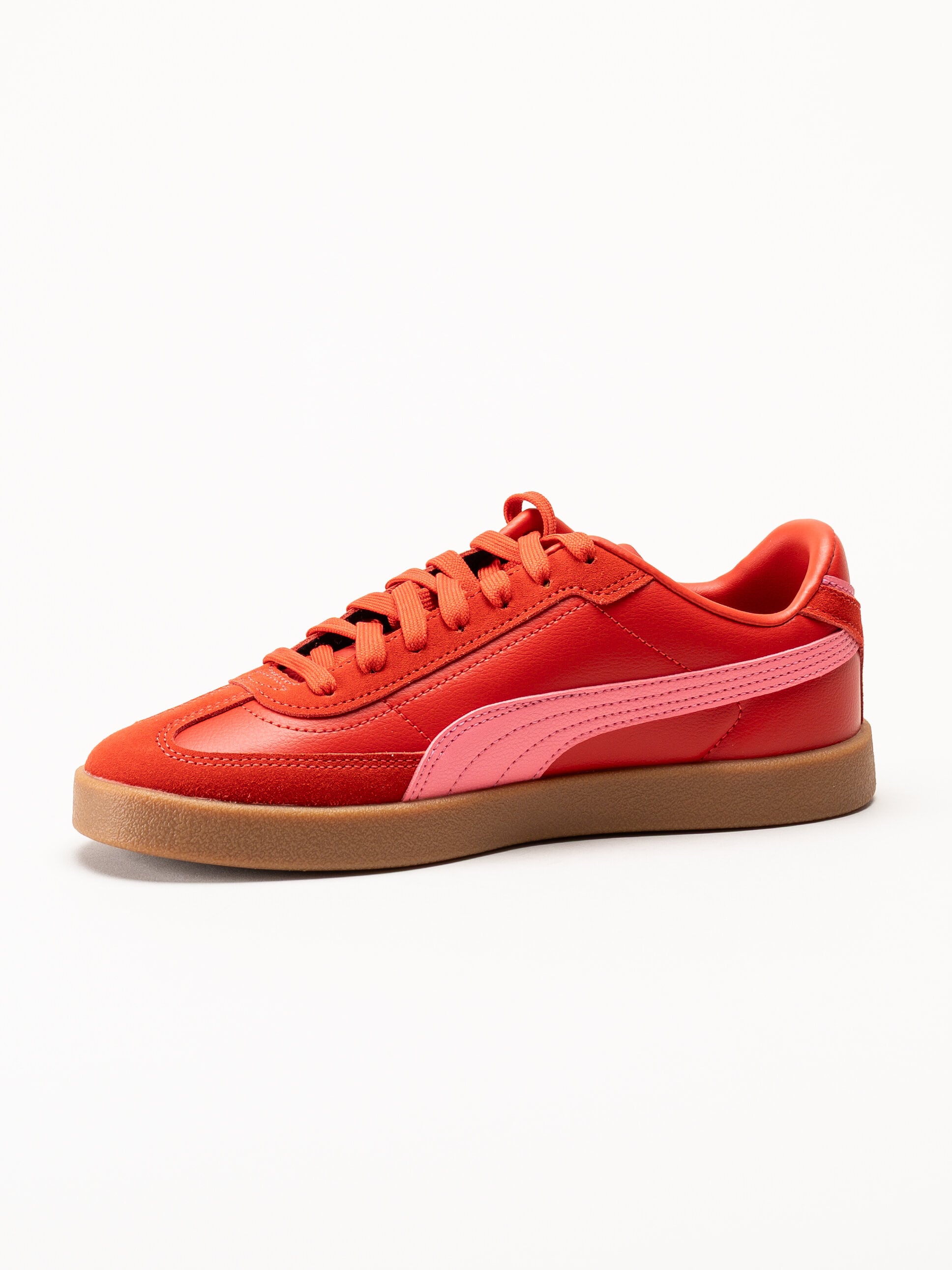 Puma - Club II Era - Röda sneakers i skinn