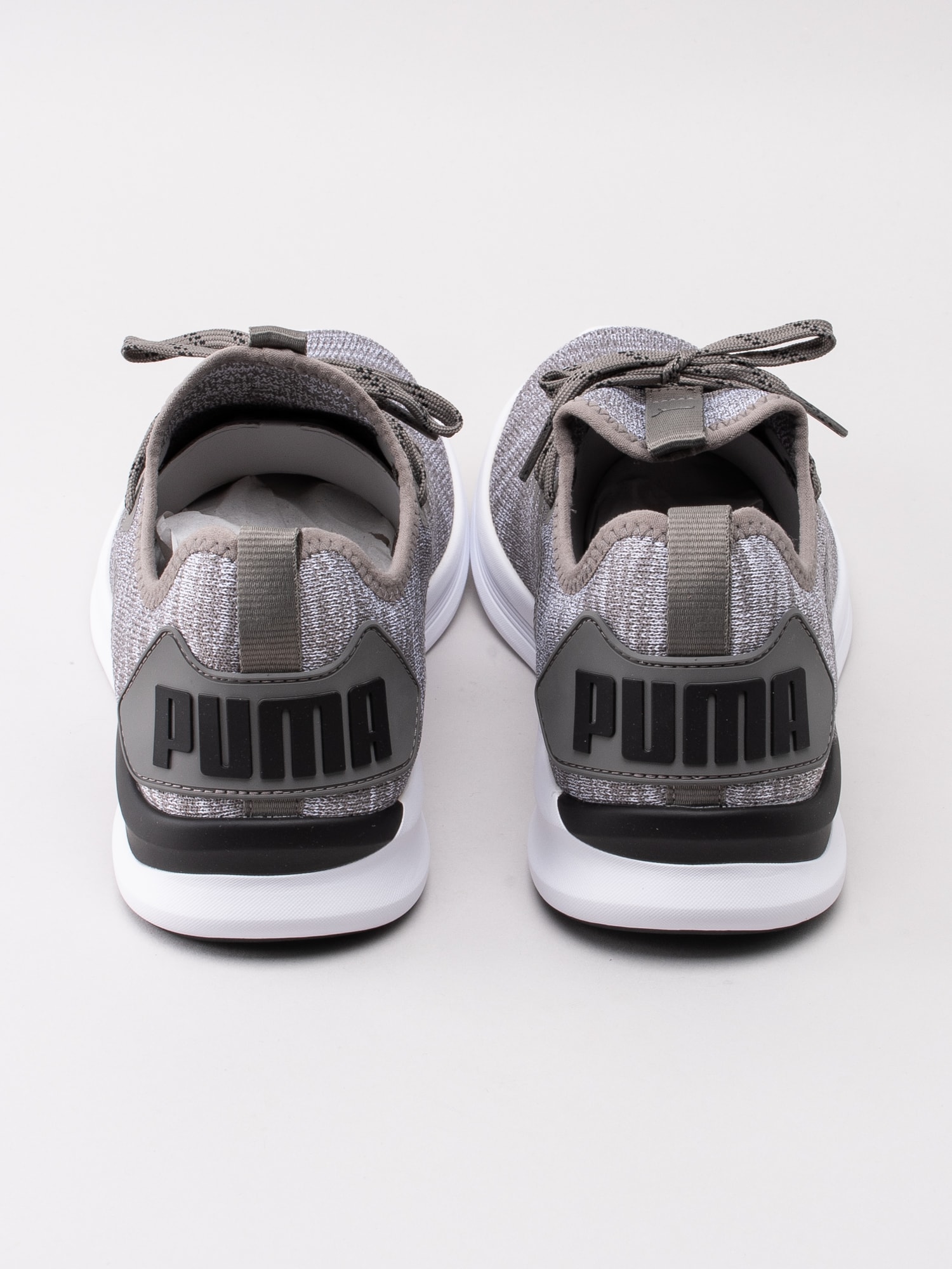 58191039 Puma IGNITE Flash evoKNIT 190508-18 grå slip on sportskor-4