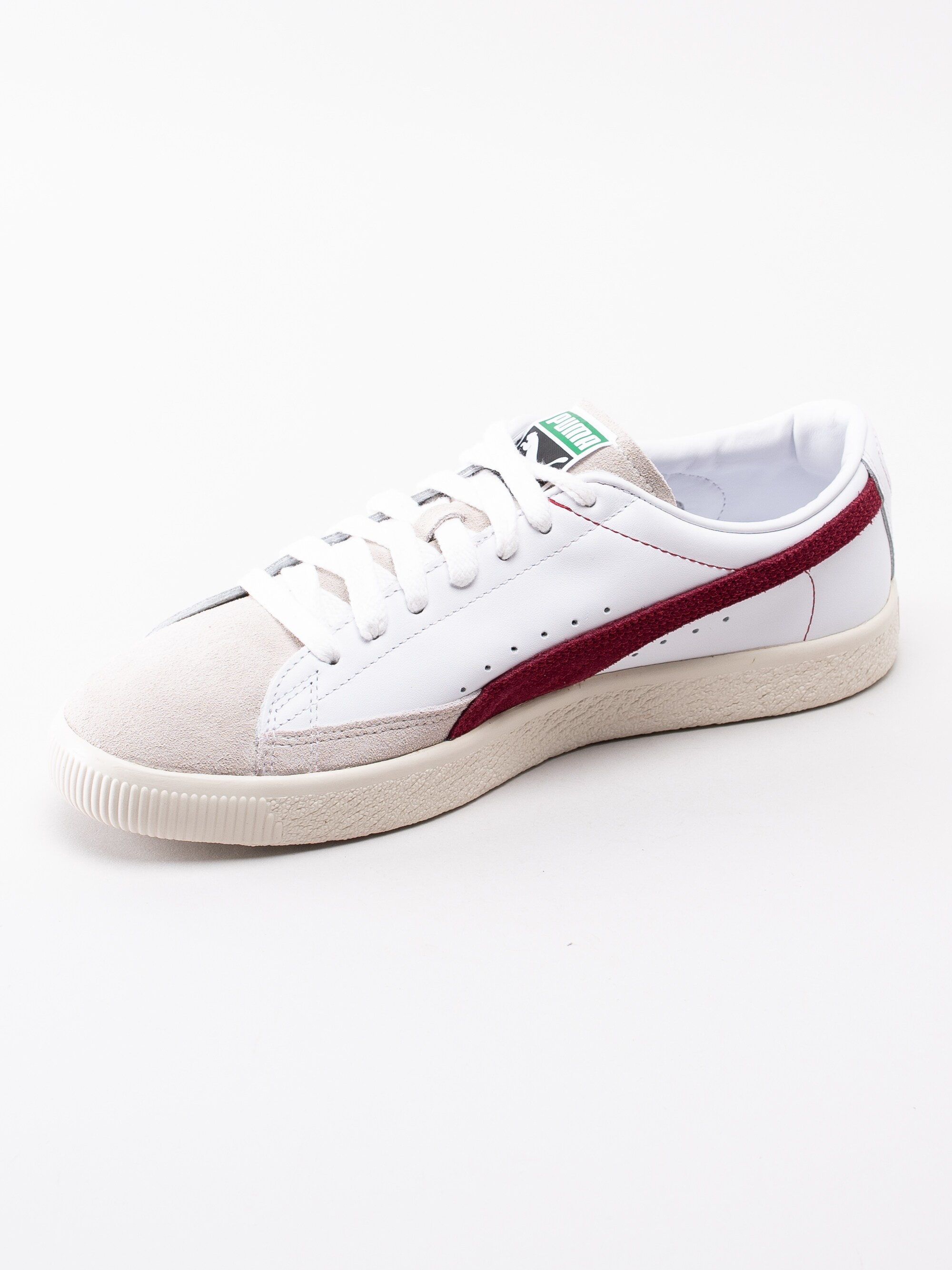 58191062 Puma Basket 90680 365944-004 vita retrosneakers med beige tå-2