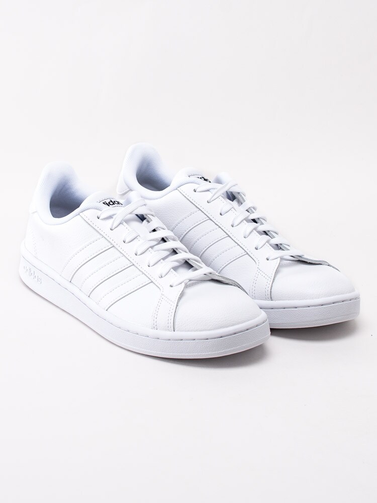 58201002 Adidas Grand Court EE7891 Vita klassiska tennis-sneakers i skinn-3