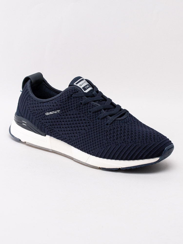 58201041 Gant Footwear Brentoon 20638474-G69 Mörkblå sneakers i stickad textil-1