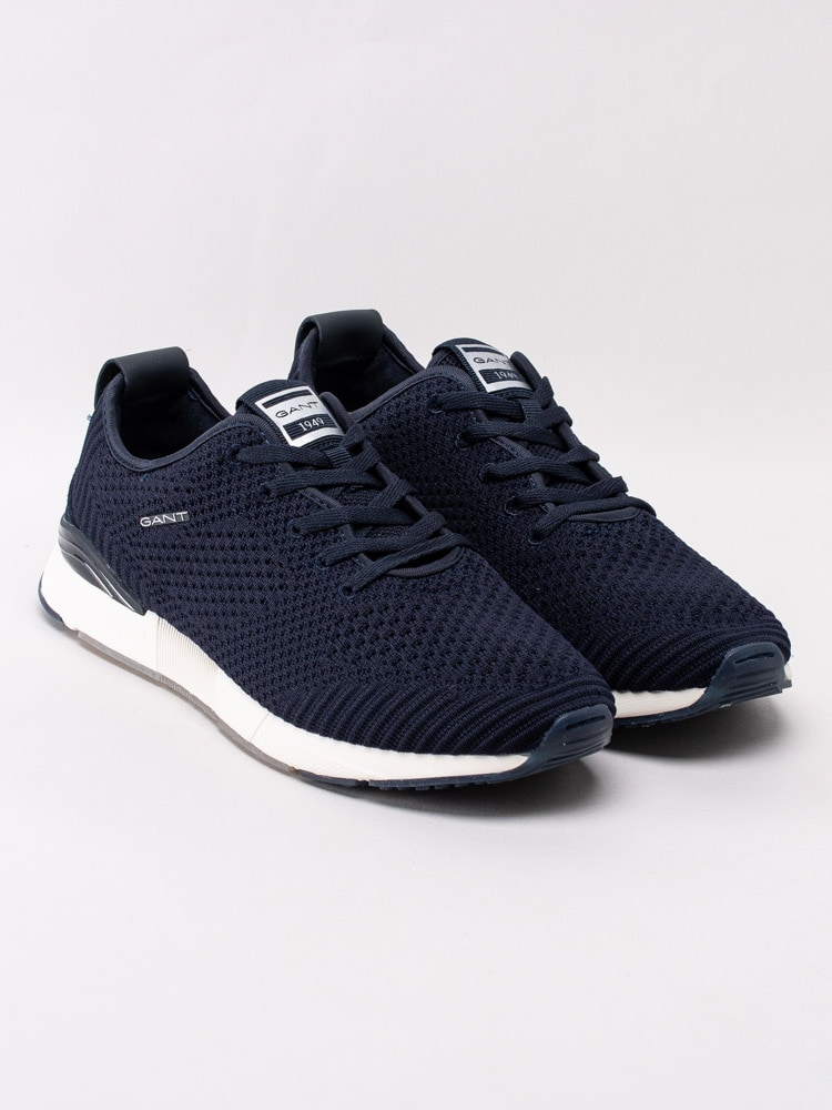 58201041 Gant Footwear Brentoon 20638474-G69 Mörkblå sneakers i stickad textil-3