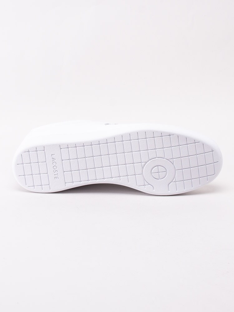 58201047 Lacoste Carnaby Evo Tri 1 739SMA0033-407 Vita klassiska sneakers i skinn med broderad logotyp-5